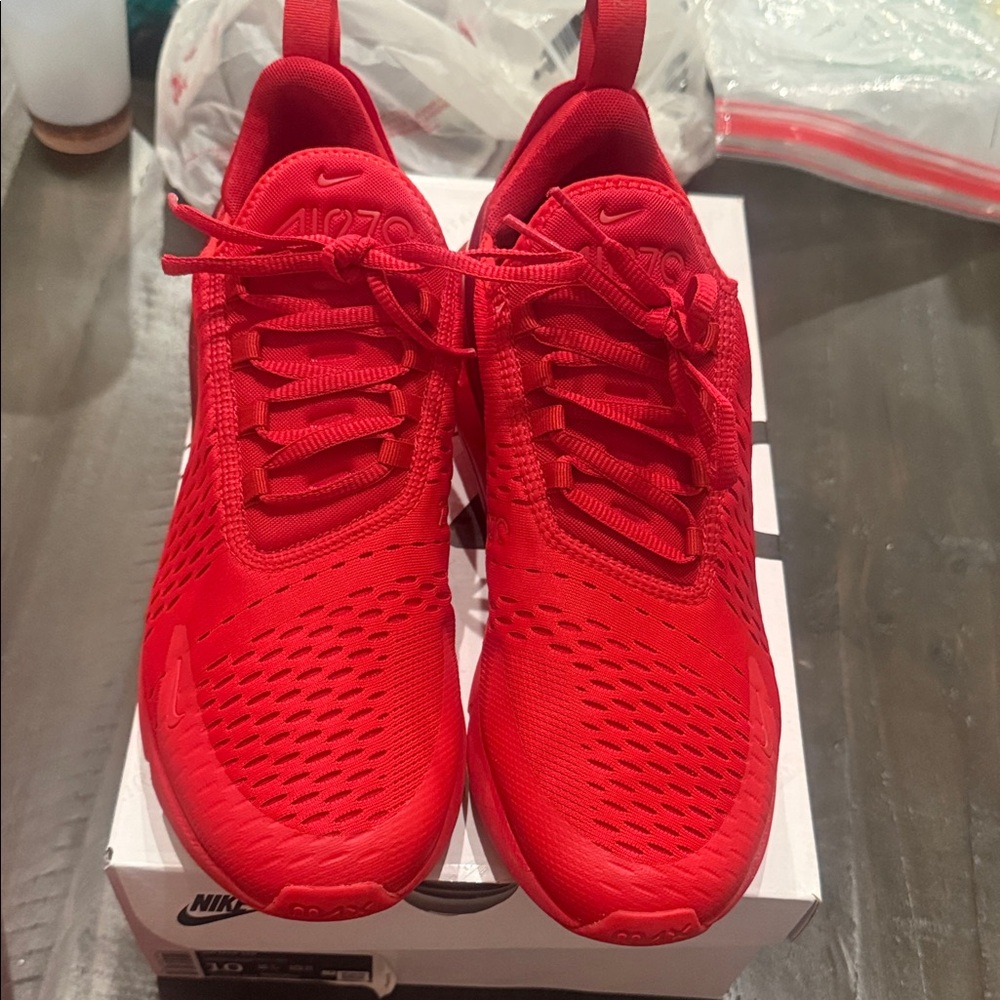 Nike men’s Bright Red Sneakers